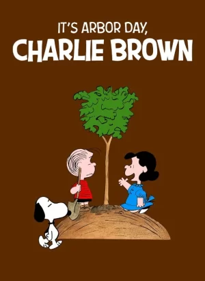 查理布朗的植树节海报