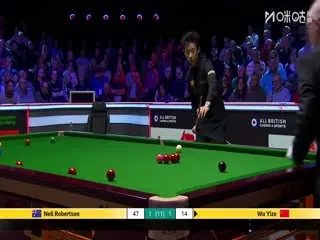 斯诺克英锦赛正赛16进8轮次尼尔·罗伯逊6-1吴宜泽(秦正,庞卫国)20251203海报