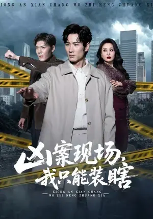 凶案现场,我只能装瞎海报