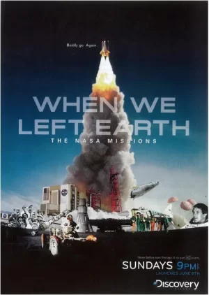 当我们离开地球:美国国家航空航天局的太空行动海报