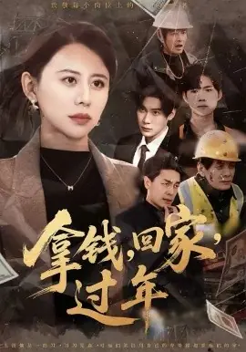 拿钱,回家,过年海报