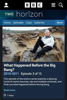 地平线系列:宇宙大爆炸之前海报