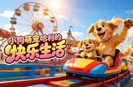 小狗萌宠哈利的快乐生活海报