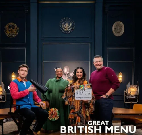 大不列颠菜单海报