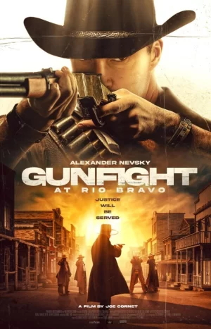 布拉沃河枪战海报