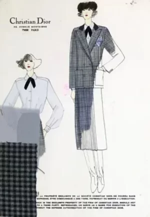 克里斯汀·迪奥的设计图海报