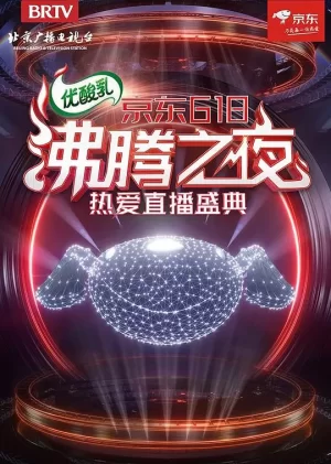 京东618沸腾之夜海报