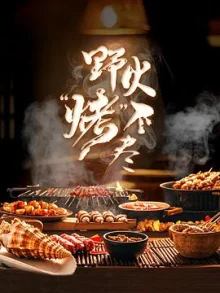 野火"烤"不尽海报