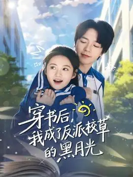 穿书后,我成了反派校草的黑月光海报