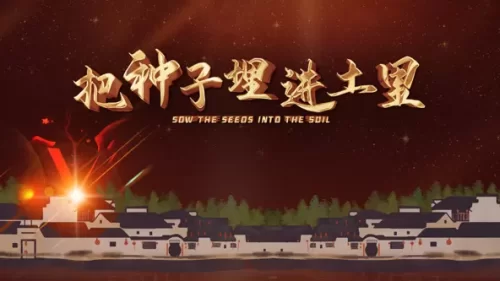 把种子埋进土里海报