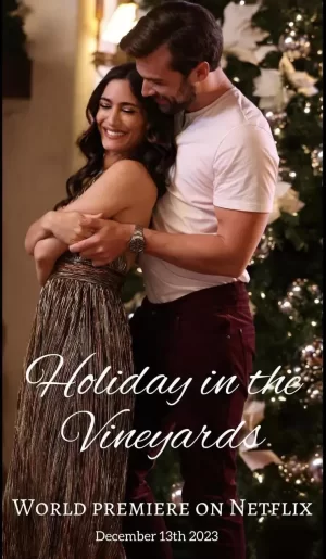 葡萄庄园的圣诞节海报