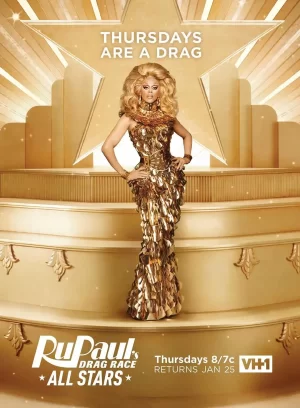 鲁保罗变装皇后秀全明星第三季海报