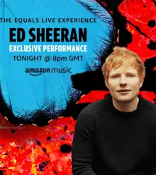 EdSheeran的Equals现场演出海报
