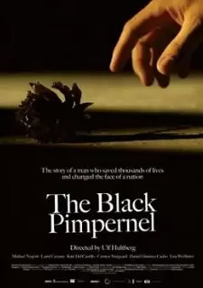 黑色繁笺花海报