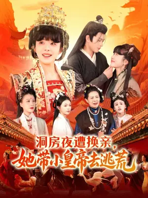 洞房夜遭换亲,她带小皇帝去逃荒海报