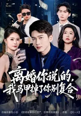 离婚你说的,我马甲掉了你别复合海报