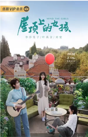 屋顶上的女孩海报