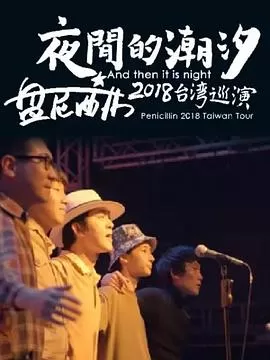 夜间的潮汐-盘尼西林2018台湾巡演海报