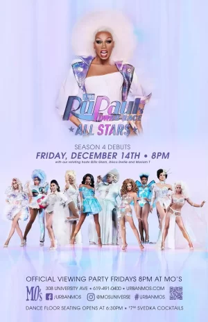 鲁保罗变装皇后全明星第四季海报