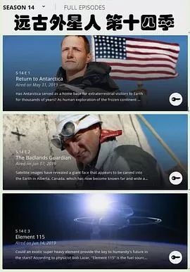 远古外星人第十四季海报