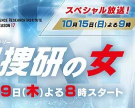科搜研之女第十七季海报