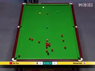 斯诺克英锦赛正赛32进16轮次吴宜泽6-4迈克尔·霍尔特(朱蒙)20251130海报