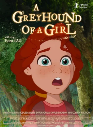 女孩的灵缇犬海报