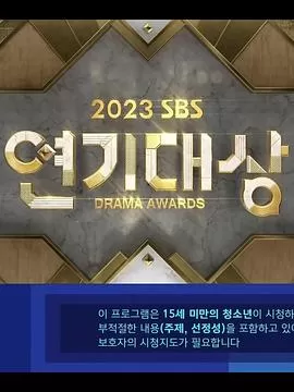 2023SBS演技大赏海报