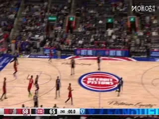 NBA常规赛开拓者VS活塞20251206海报