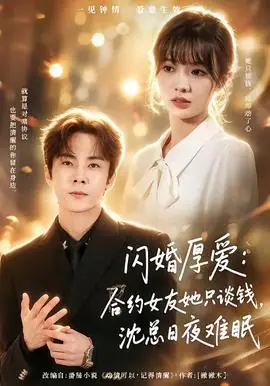 闪婚厚爱:合约女友她只谈钱,沈总日夜难眠海报
