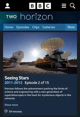 BBC地平线系列:看星海报