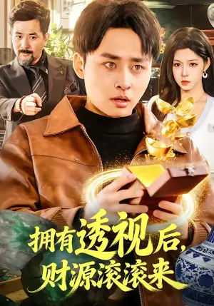 拥有透视后,财源滚滚来海报