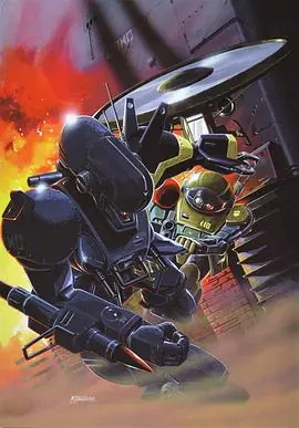 装甲骑兵异种角斗海报