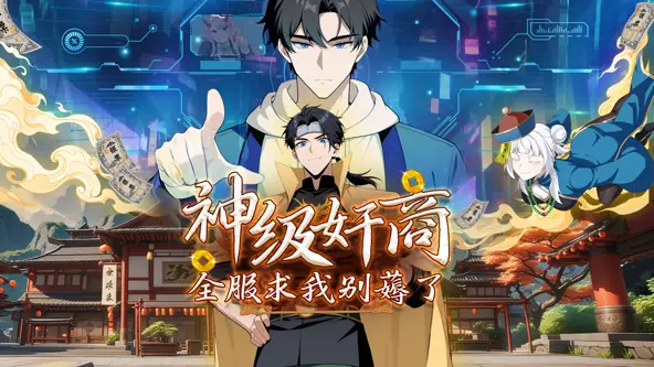 神级奸商:全服求我别薅了海报