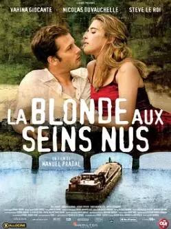 裸胸的金发女郎海报