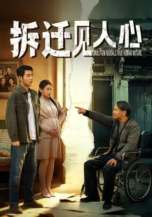 拆迁见人心海报
