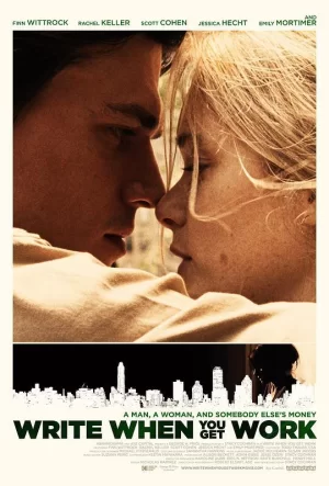 上班时书写海报