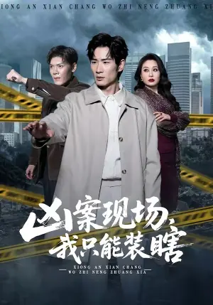 凶案现场,我只能装瞎海报