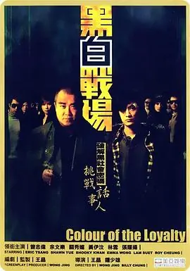 黑白战场海报
