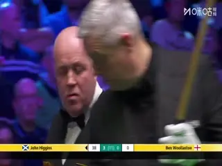 斯诺克英锦赛正赛32进16轮次约翰·希金斯6-2本·沃拉斯顿(朱蒙)20251130海报